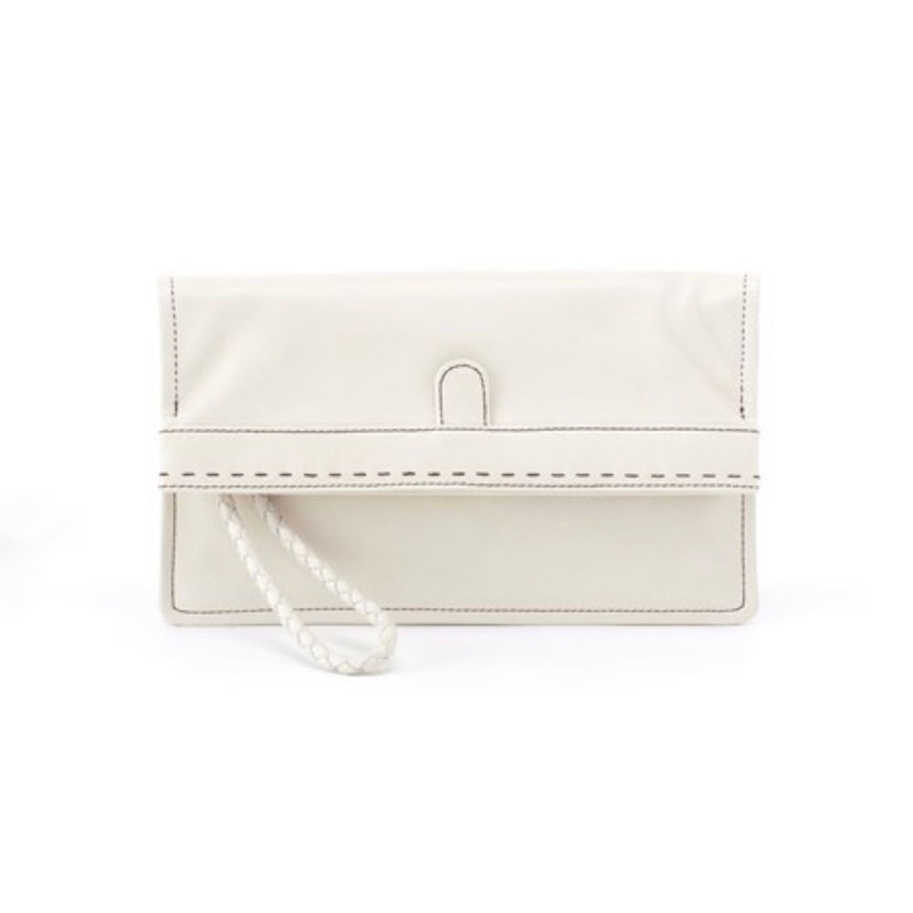 Hobo International Arbor Wristlet Clutch Cream Magnolia